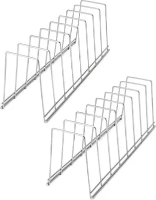 Produktbild von Famanu Halter-Set aus Edelstahl - 2-teilig, multifunktionale Küchenorganisation