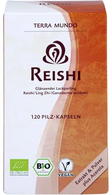 Immagine prodotto di Terra Mundo Capsule di funghi Reishi, 120 capsule