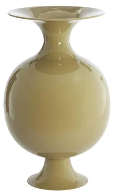 Zdjęcie produktu dla Wazon metalowy BOLULLA błyszczący oliwkowy Ø45x71 cm Light & Living