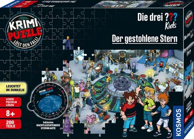 Produktbild von Kosmos Die drei ??? Kids - Der gestohlene Stern, 200 Stück(e), andere, 8 Jahr(e)