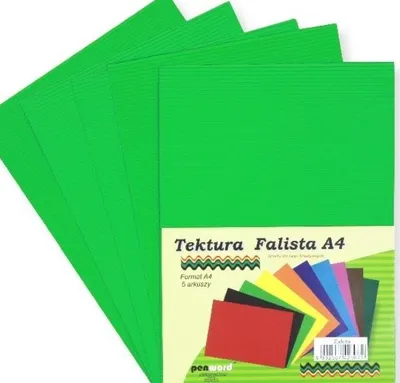 Image de Carton ondulé A4 vert, 5 pièces - Penword