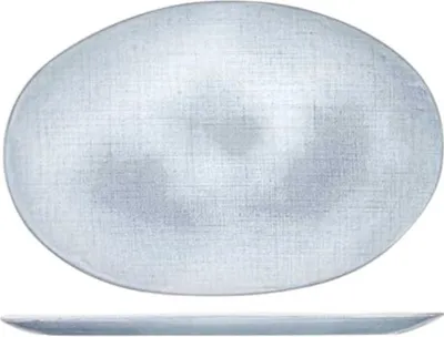 Immagine prodotto di Assiette plate ovale Sajet Gris- D 35*24 cm