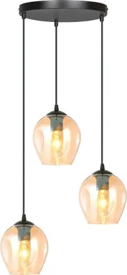 Produktbild von Hängeleuchte Istar Amber E27 L:40cm B:37cm H:100cm dimmbar