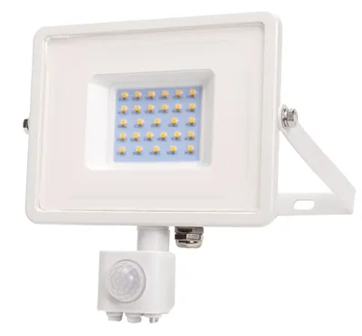 Obrázek produktu pro LED Solution Bílý LED reflektor 50W s pohybovým čidlem Premium Barva světla: Teplá bílá 466