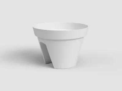 Obrázek produktu pro Artevasi Capri Balcony Pot, Bílá, 10 l, 300 mm, 300 mm, 6 kusů