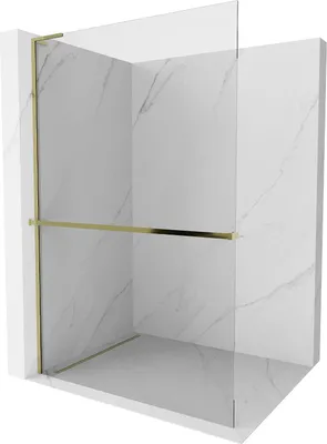 Immagine prodotto di Mexen Kioto+ L parete doccia con mensola Walk-in 50 x 200 cm, trasparente, oro - 800-050-123-50-00