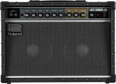 Image de Roland JC-40, 2.0 canaux, 40 W, câble, 6,3 mm, guitare électro-acoustique, noir