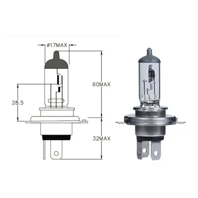 Image de Hauptscheinwerferlampe 12V 60/55W (+ 30%)