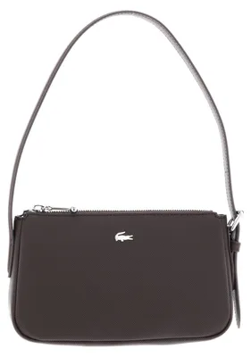 Image de LACOSTE sac à épaule Daily City Shoulder Bag Dark Brown marron foncé
