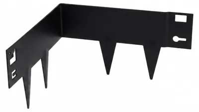 Immagine prodotto di Wovar - Bordo da giardino nero 30 x 30 x 16 cm - Angolo interno - Al pezzo