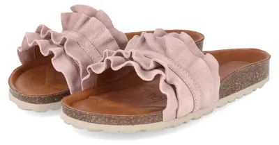 Produktbild von Palado Damen Pantoletten Rosa Rauleder Größe: 42