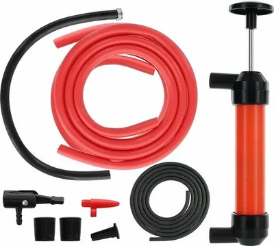 Produktbild von Universalpumpe für Flüssigkeit und Luft, geeignet als Hebelpumpe mit Hebelrohr für Wasser, Kraftstoff und Öl, Luftpumpe für Reifen, Luftbett usw.