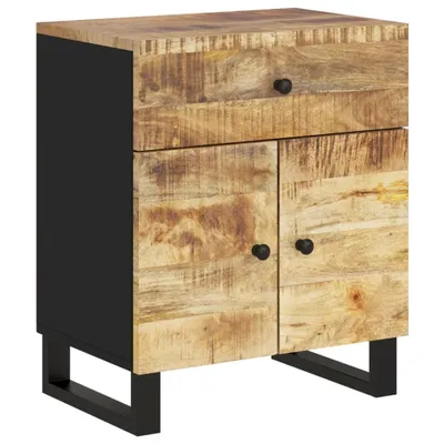 Obrázek produktu pro Noční stolek 50x33x60 cm masivní mangovník a kompozitní dřevo