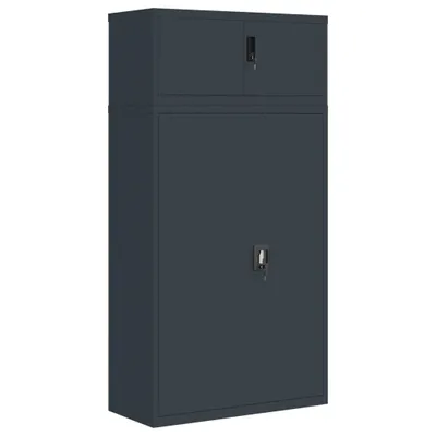 Image de vidaXL Armoire à dossiers Anthracite 90x40x180 cm Acier
