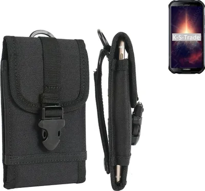 Produktbild von K-S-Trade Holster Handy Hülle kompatibel mit Doogee S40 Pro Holster Handytasche Gürtel Tasche Schutz Hülle Robust Outdoor schwarz