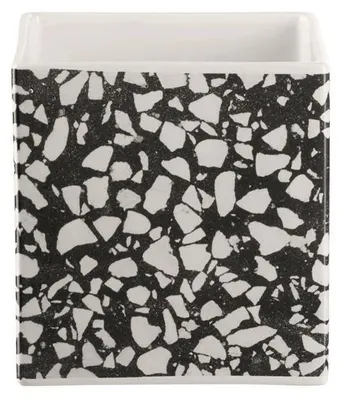 Imagen del producto de ASA Übertopf, mit Terrazzo Dekor QUADRO 15 x 15 cm, H. 15 cm 4626106 /Abverkauf nur solange Vorrat reicht