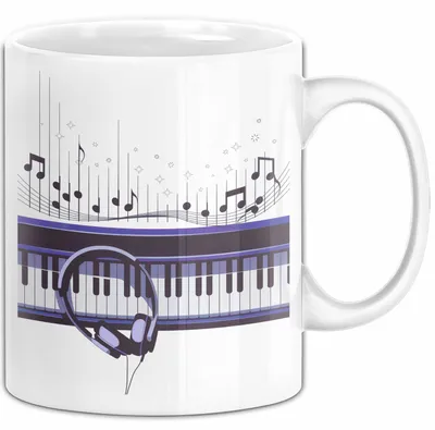 Produktbild von Musiker Tasse Geschenk Lustige Geschenkidee Spruch Für Musik Schaffende (Weiß)