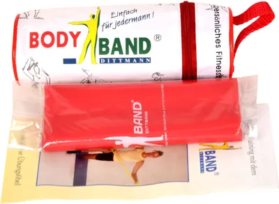 Produktbild von Bodyband PROTECT 2.5 m im Täschchen - rot