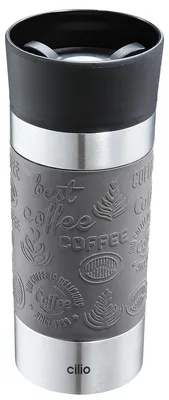 Image de Gobelet isotherme Cilio VIAGGIO, 360 ml, gris, référence 546330, numéro d'article 4017166546330