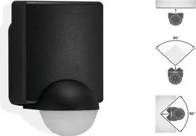 Produktbild von Bewegungsmelder Telefunken Sensor IP44 0-12m 240° Schwarz