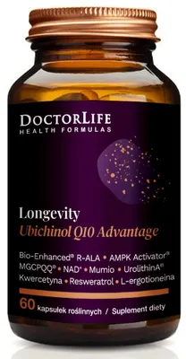 Produktbild von Doctor Life Longevity Ubichinol Q10 Advantage, 60 kapsułek