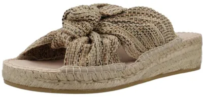 Produktbild von MACARENA Damen Espadrilles ERIKA2, goldfarben, leichte und bequeme Sommerschuhe