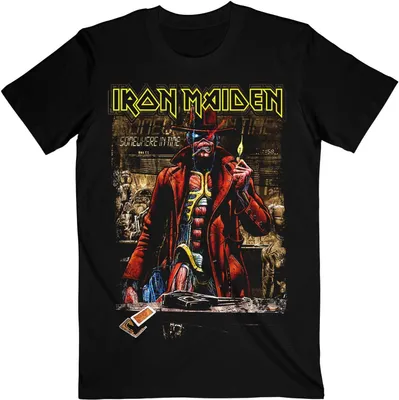 Immagine prodotto di Iron Maiden - Maglietta "Stranger Sepia" per uomo/donna Unisex RO1917 (XXL) (Nero)