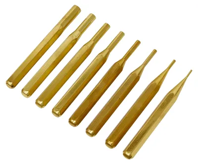 Produktbild von Splintentreiber-Set aus Messing, 8-teilig