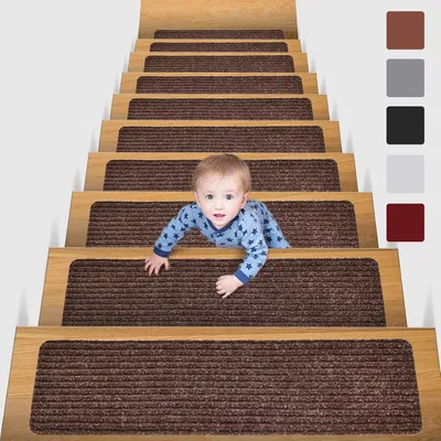 Productafbeelding van Vloerkleed - Polypropeen - Antislip - Bruin