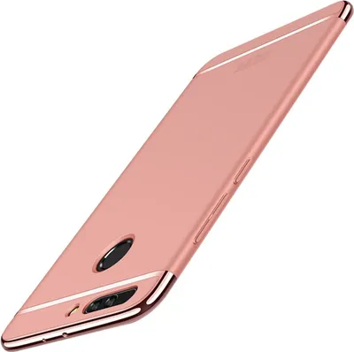 Produktbild von Handy Hülle Schutz Case für Huawei Honor 9 Bumper 3 in 1 Cover Chrom Rose Gold