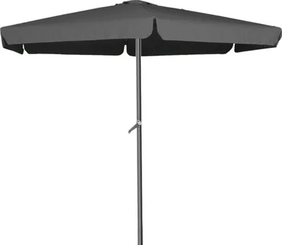 Produktbild von Linder Exclusiv Sonnenschirm, Gartenschirm 400 cm Dunkelgrau