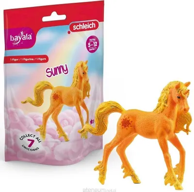 Zdjęcie produktu dla schleich 70796, 5 lat(a), Collecting unicorn, Unicorns & Fairies, Unicorn / Pegasus, Pomarańczowy