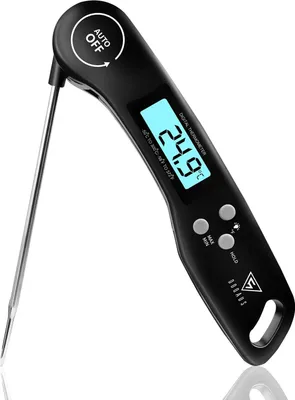 Produktbild von Fleisch-Thermometer mit Klappsonde und Direktanzeige