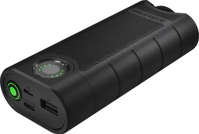 Produktbild von Ledlenser Powerbank Flex10, schwarz, PC + ABS, 2 Lithium Akkus, kurze Ladezeit, Robust, IP65, Lade-/Kapazitätsanzeige