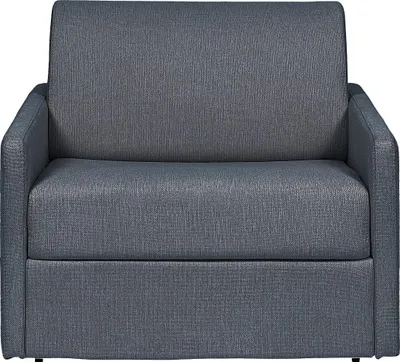 Produktbild von Schlafsessel mit Matratze - Stoff - Grau - Matratze 14 cm - CALIFE