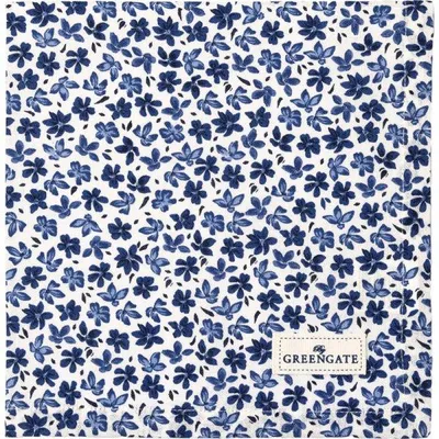 Produktbild von Greengate Stoffserviette Dahla Baumwolle White (40x40cm)
