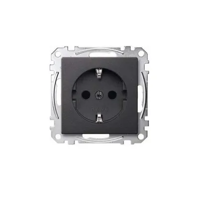 Produktbild von Merten SCHUKO-Steckdose BRS MEG2300-0414 StK anthrazit System M