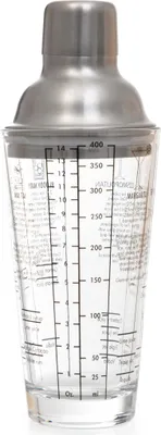 Zdjęcie produktu dla HOMLA Shaker ALCOLE ze srebrnym wieczkiem 0,4 l