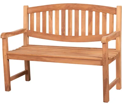 Produktbild von Teakholz Garten-/Balkonsitzbank - bene living - Bradford 120 cm