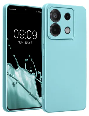 Produktbild von kwmobile Handyhülle für Xiaomi Redmi Note 13 Pro 5G / Poco X6 5G Hülle - weiche Silikon Case metallisch schimmernd - Schutzhülle Cover - Metallic