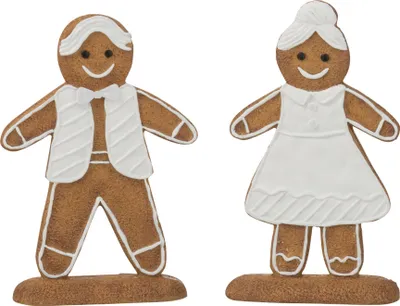 Obrázek produktu pro J-Line figurka perník poly bílá/hnědá 2 různé