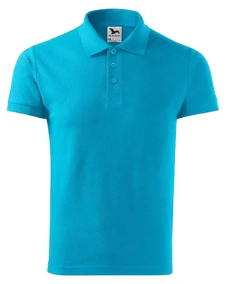 Produktbild von Malfini - Poloshirt für Herren, Dicke Baumwolle PP10016 (S) (Türkis)