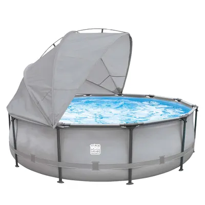Produktbild von Happy People Sonnenschutzdach für Stahlrahmenpool 360x175x125 cm