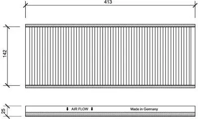 Produktbild von DIEDERICHS DCI1004 Innenraumfilter Pollenfilter für OPEL VECTRA B (36) Aktivkohle