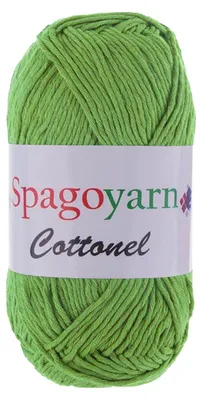 100g Strickgarn Cottonel Uni Häkelgarn Strickwolle grasgrün