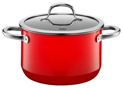 Zdjęcie produktu dla Silit Fleischtopf mit Deckel Ø 20 cm Passion Red 3201112980 4004633297062