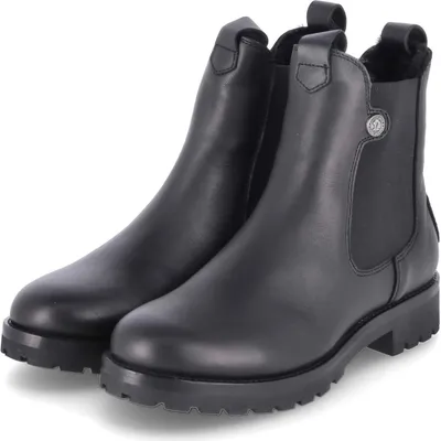 Immagine prodotto di Panama Jack donna chelsea boots inverno stivaletti FRANCESCA IGLOO B1 nero pelle liscia impermeabile caldo dimensioni: 39