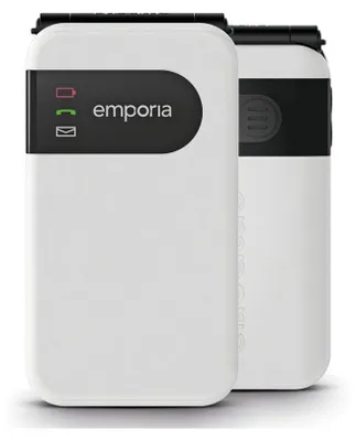 Produktbild von Emporia SIMPLICITYglam.4G 7,11 cm (2.8") 106 g Weiß Seniorentelefon