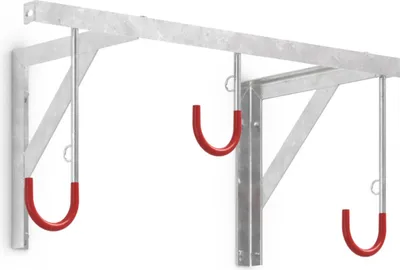 Immagine prodotto di Supporto da parete per biciclette 3873 | 3 ganci | L820mm