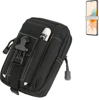 Produktbild von K-S-Trade Gürtel Tasche kompatibel mit ZTE S30 Gürteltasche Holster Schutz Hülle Handy Hülle Smartphone outdoor Handy-Hülle schwarz Zusatzfächer